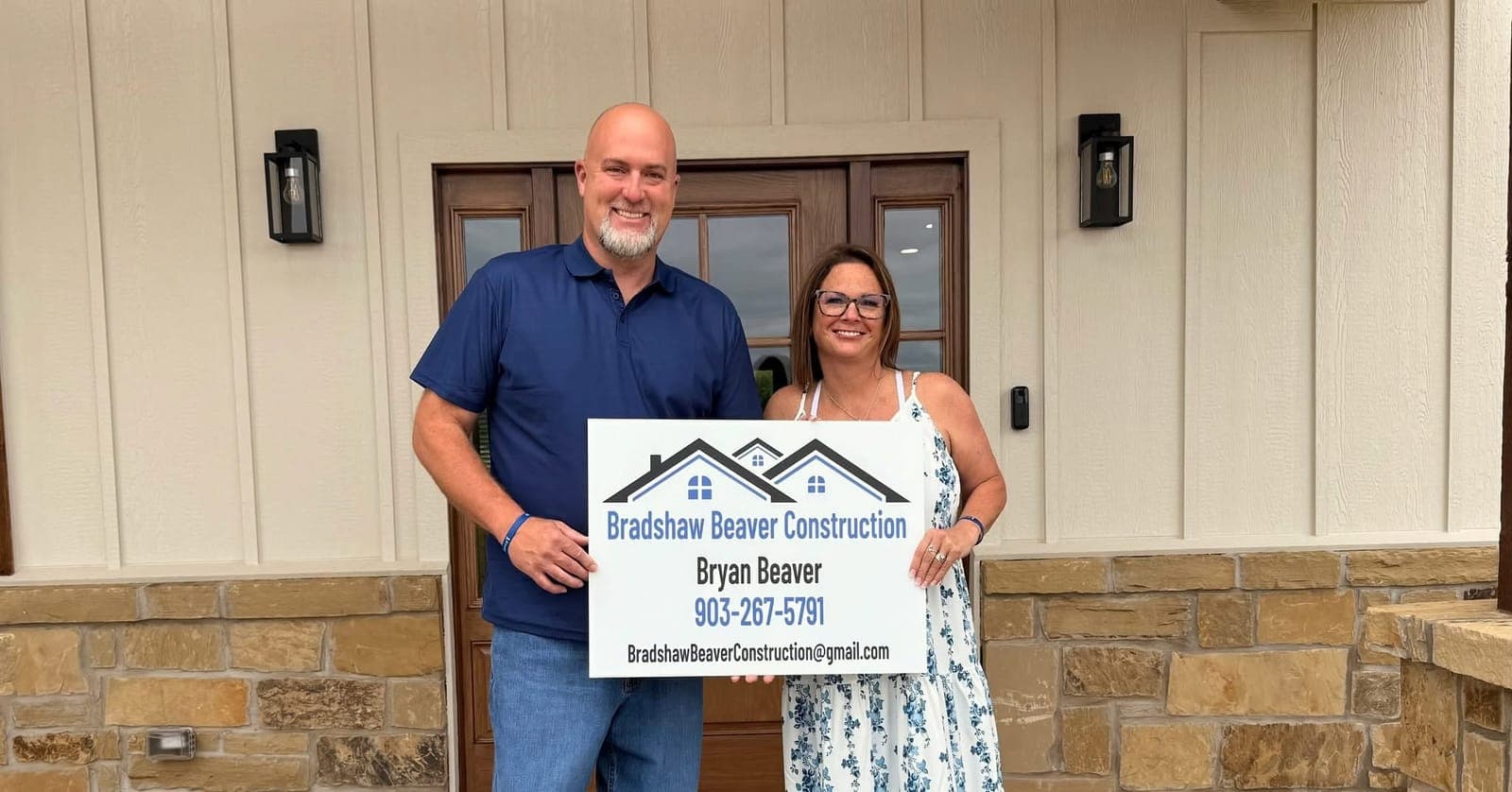 Custom home built by Bradshaw Beaver Construction in the Texoma area