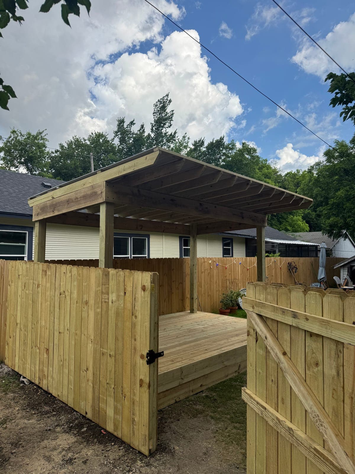 Covered Deck & Pergola — Outdoor Living project by Bradshaw Beaver Construction in Texoma Area, TX