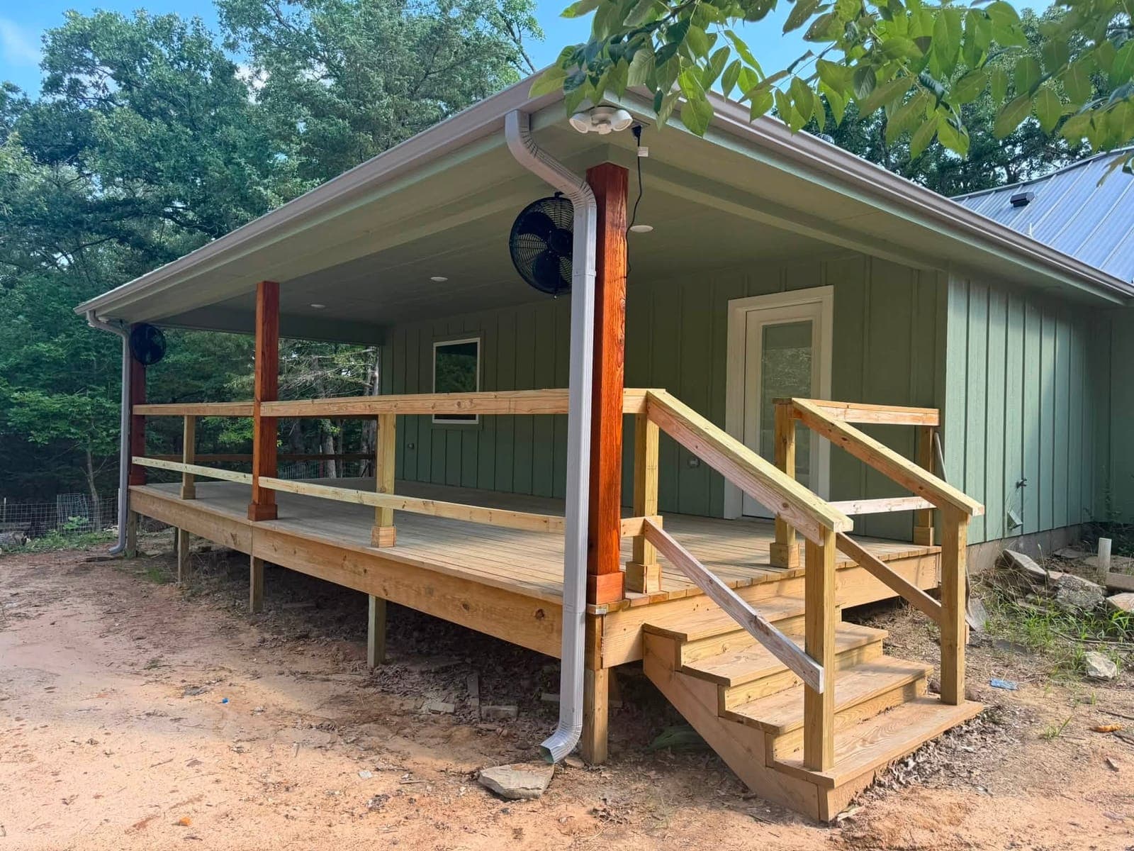 Covered Porch Build — Outdoor Living project by Bradshaw Beaver Construction in Texoma Area, TX